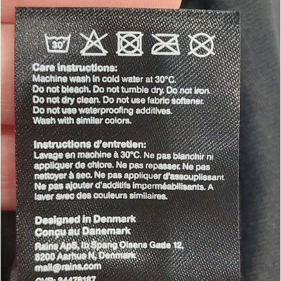 Rains Men's XL Addis Fleece Half Zip x GQ Black Lightweight Pullover NEW! - Picture 8 of 11